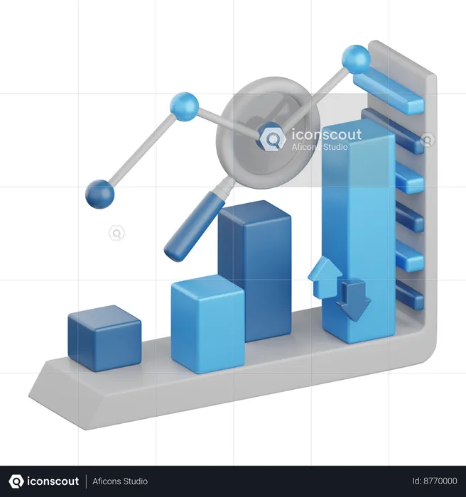 Market Analysis  3D Icon