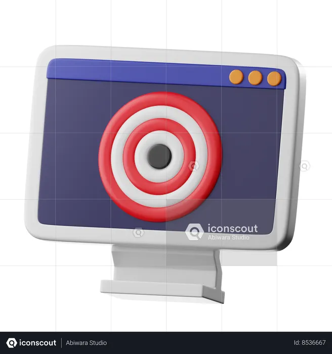Market Target  3D Icon
