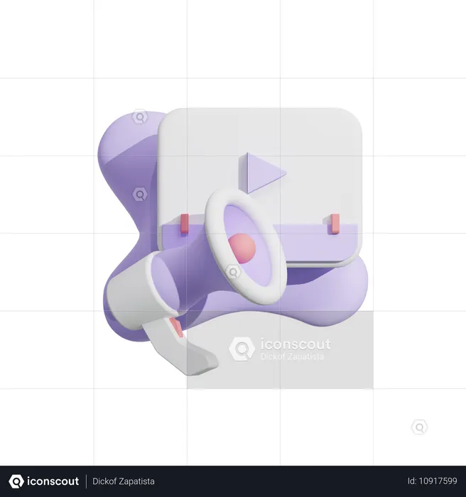 Marketing  3D Icon
