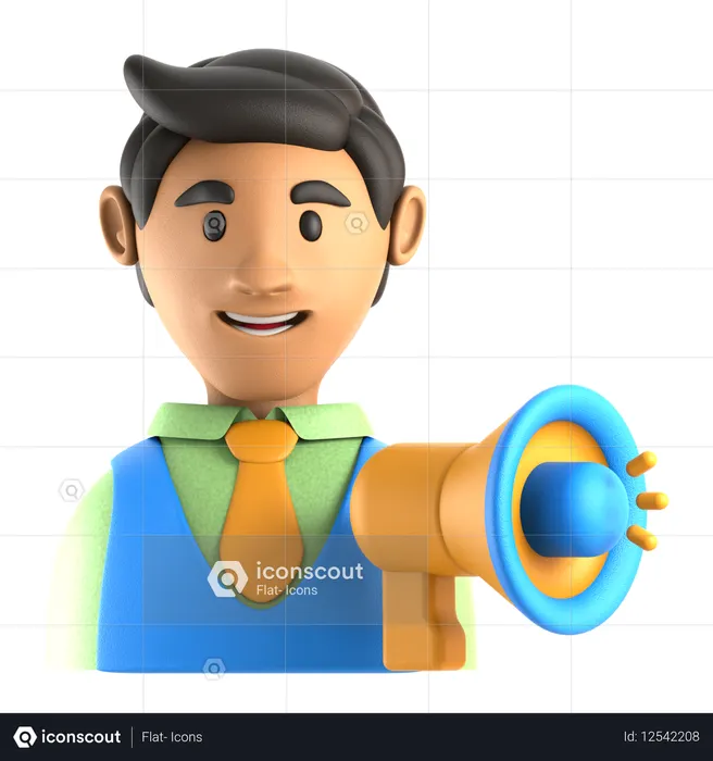Marketing  3D Icon