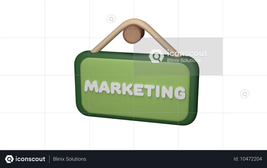 MARKETING  3D Icon