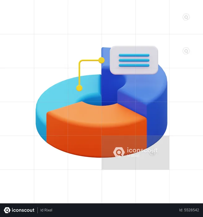 Marketing analysis  3D Icon