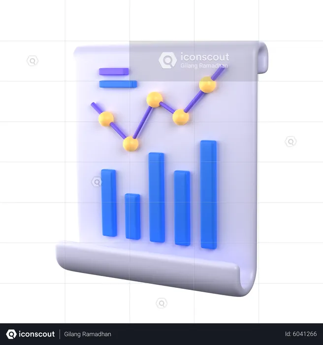 Marketing Analysis Report  3D Icon
