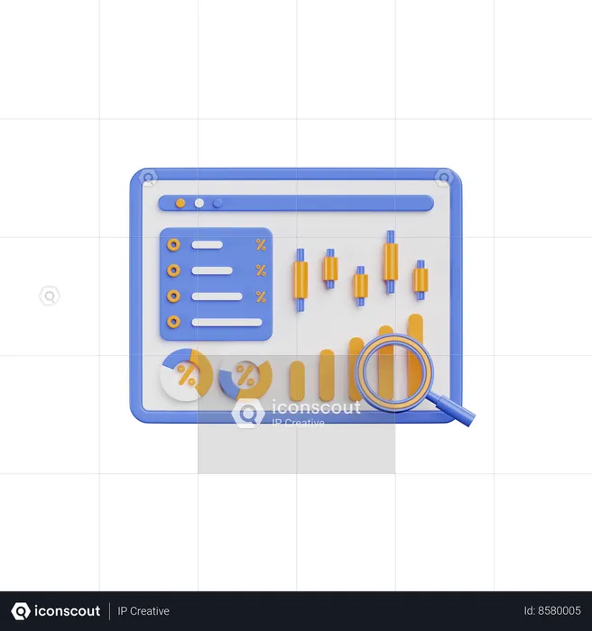 Marketing Analyst  3D Icon