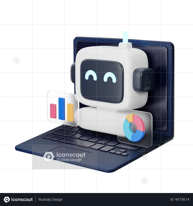 Marketing Bot  3D Icon