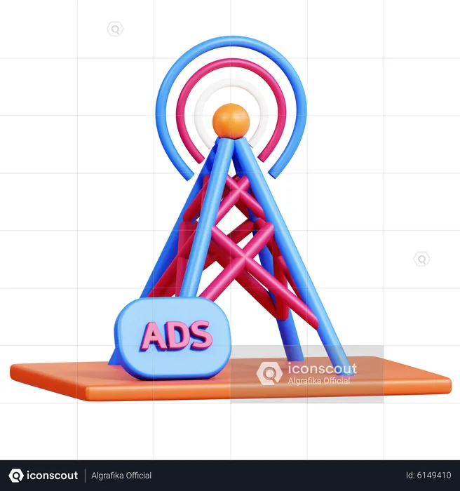 Marketing Broadcasting  3D Icon