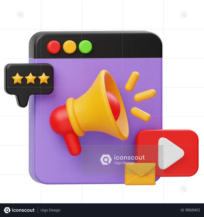 Marketing Campaign  3D Icon
