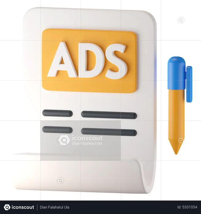 Marketing Copywriting  3D Icon