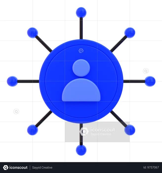 La comercialización del afiliado  3D Icon