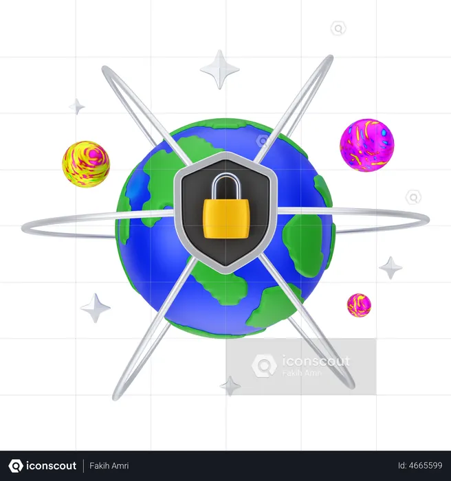 Marketing seguro nas redes sociais  3D Icon