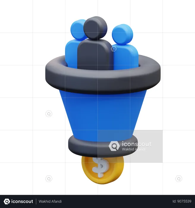 Marketing Funnel  3D Icon