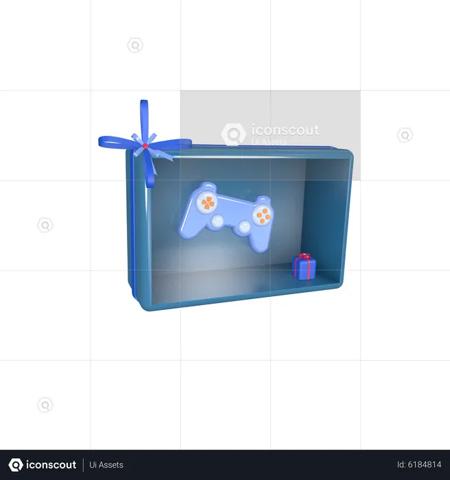 Marketing giveaway with console game stick  3D Icon