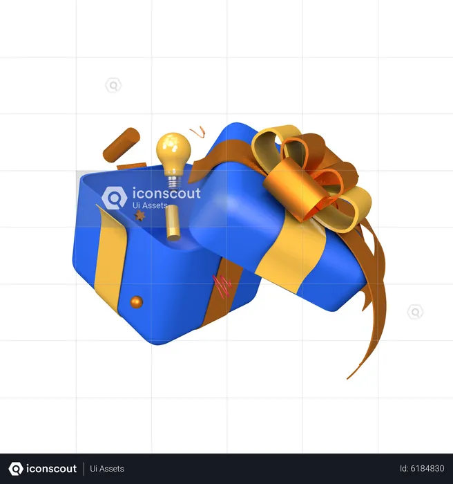 Marketing giveaway with idea  3D Icon