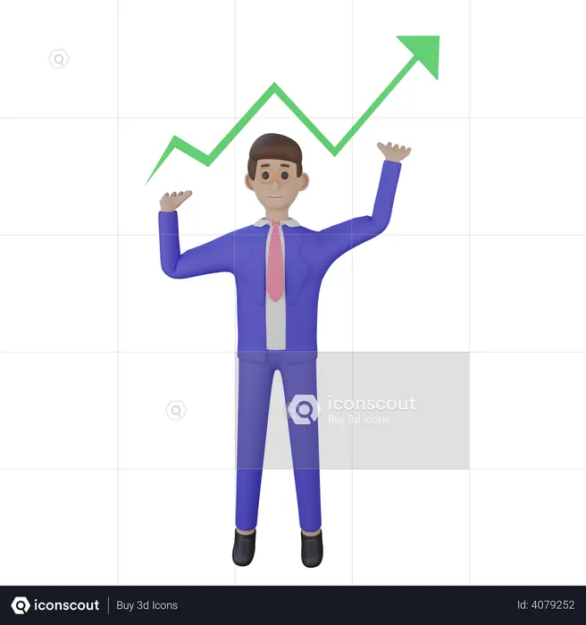 Marketing Growth  3D Illustration