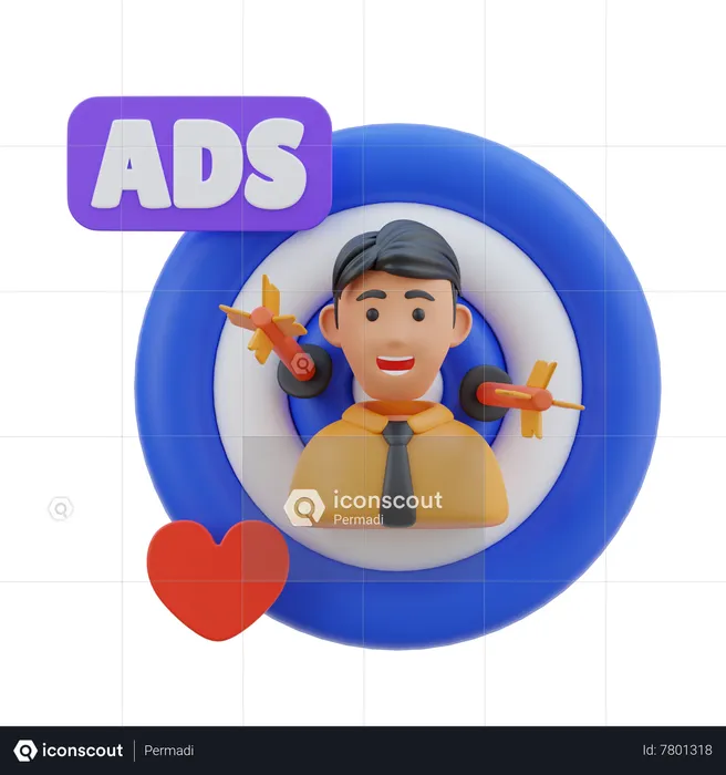 Objetivo de mercado  3D Icon