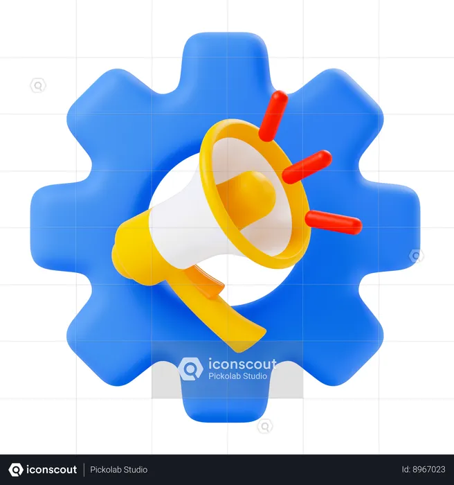 Marketing operations  3D Icon