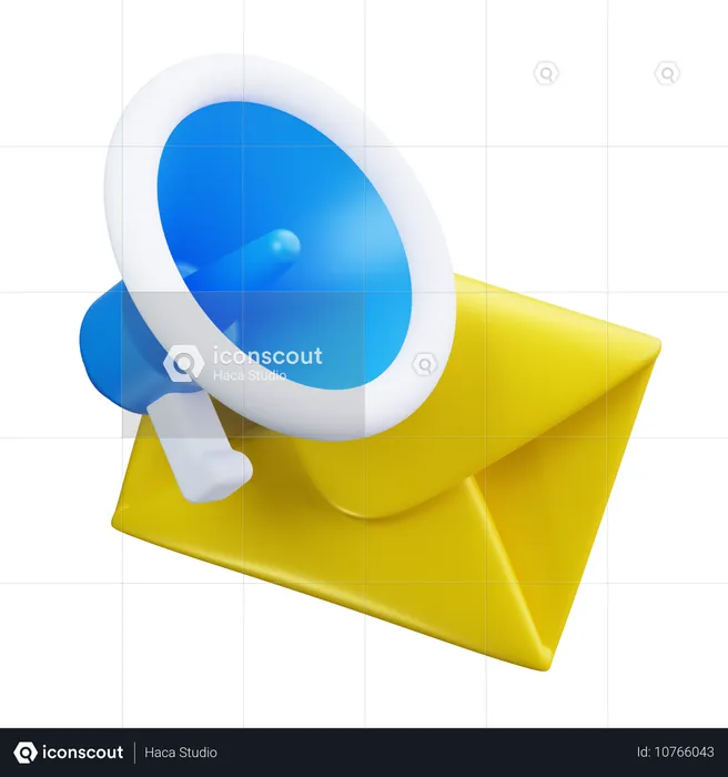 Publicité par e-mail  3D Icon