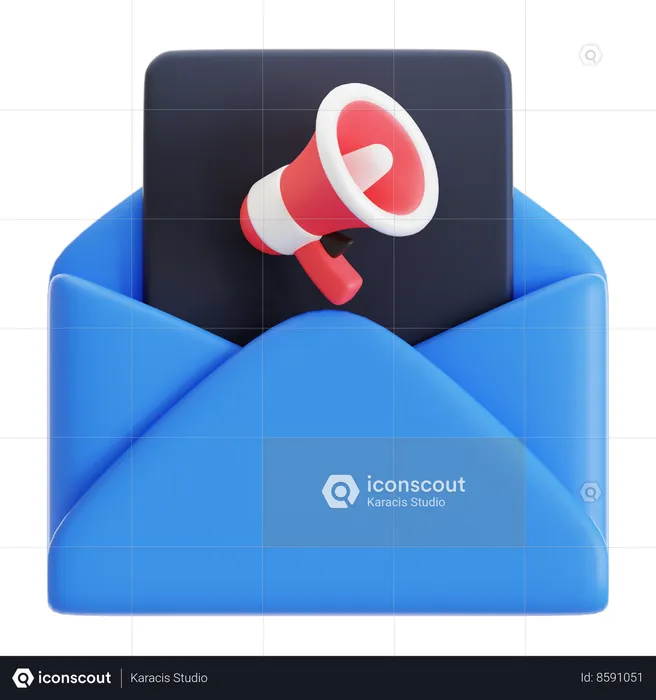 Correo de propaganda  3D Icon