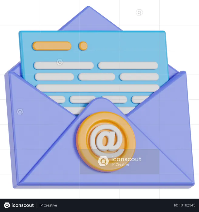 Correo de propaganda  3D Icon