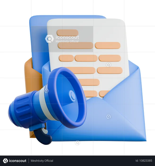 Correo de propaganda  3D Icon