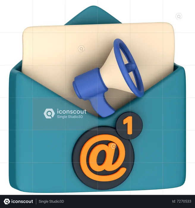 Correo de propaganda  3D Icon