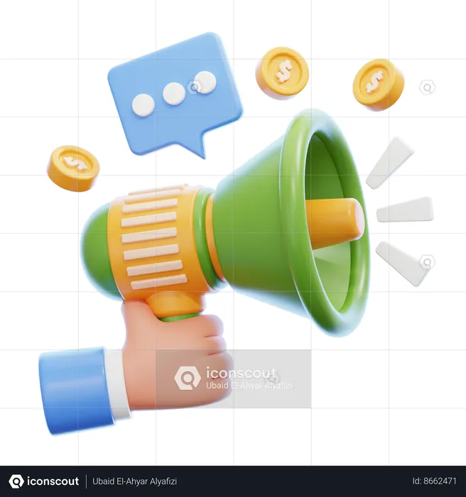 Promotion marketing  3D Icon