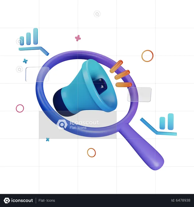 Marketing Search  3D Icon