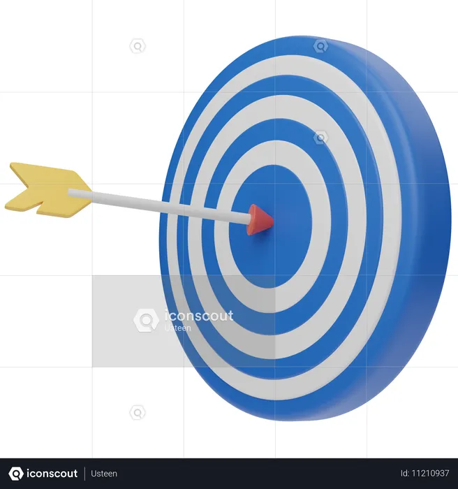 Marketing Target  3D Icon