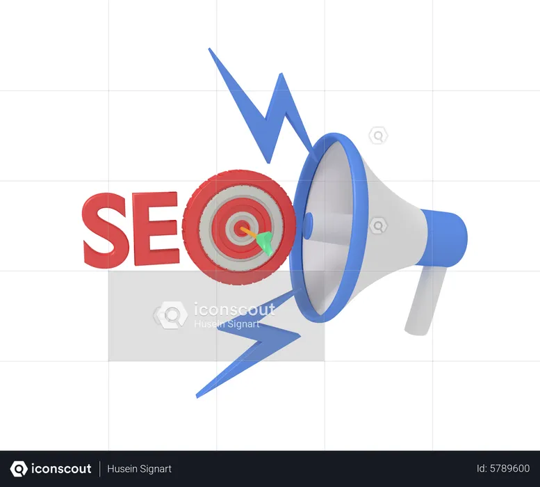 Marketing target  3D Icon