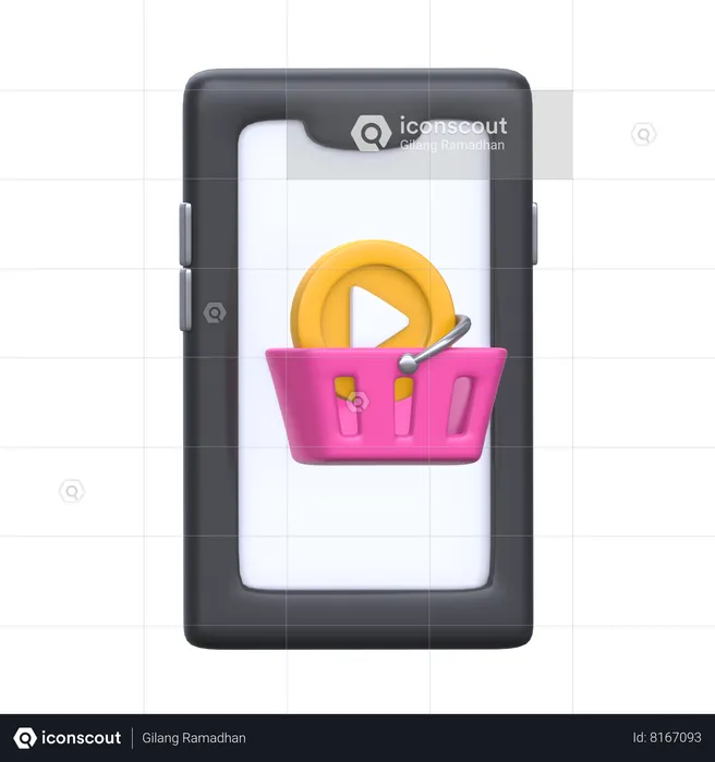 Marketing Video  3D Icon