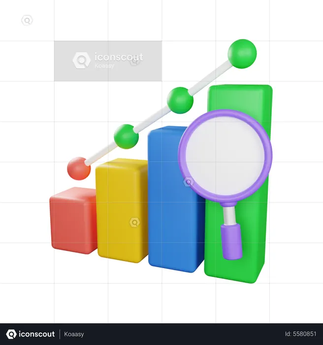 Marktrallye-Analyse  3D Icon