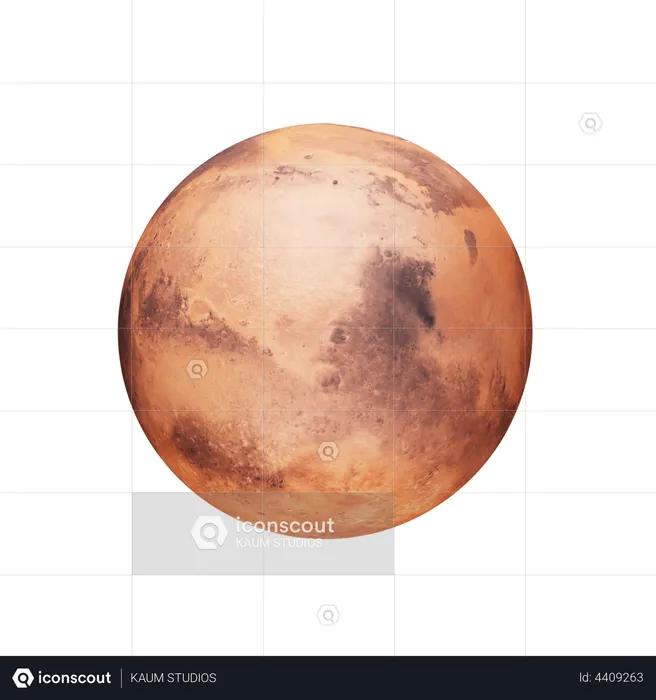 Mars  3D Illustration