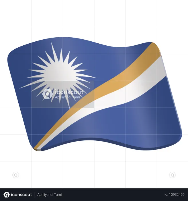 Marshall Islands  3D Icon