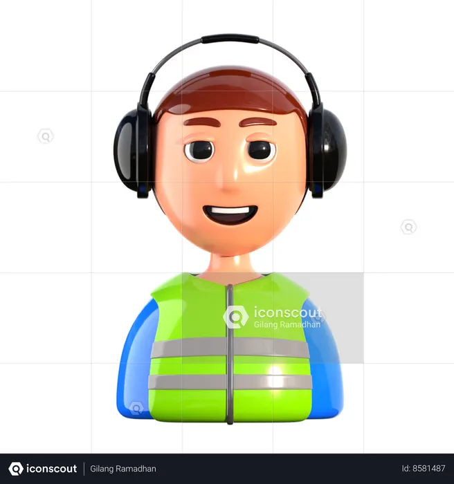 Marechal de aeronaves  3D Icon