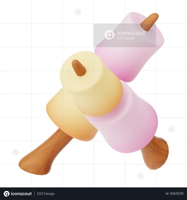 Marshmallows  3D Icon