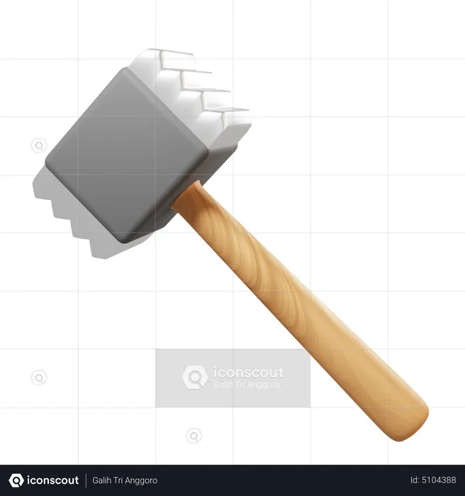 Marteau à viande  3D Icon