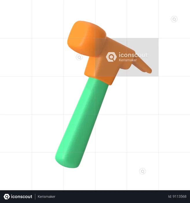 Martillo  3D Icon