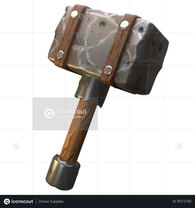 Martillo  3D Icon