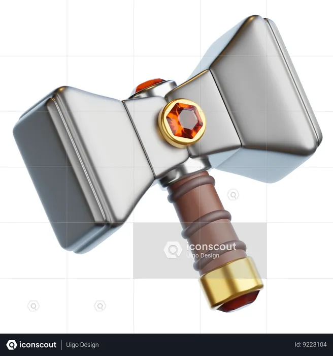 Martillo  3D Icon