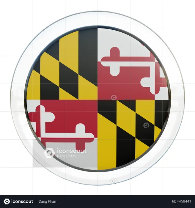 Maryland Flag Flag 3D Flag