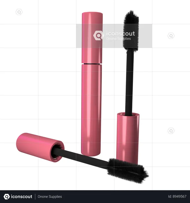 Mascara  3D Icon