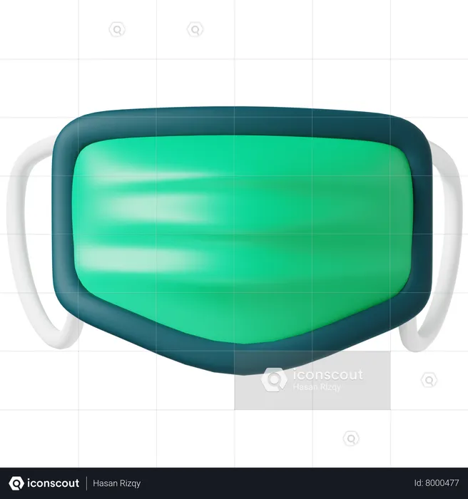 Mascarilla  3D Icon