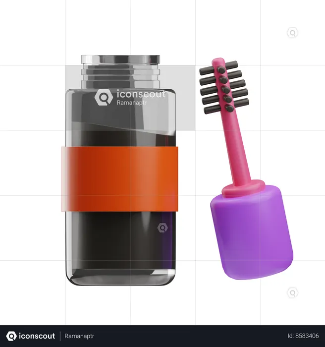 Brosse à mascara  3D Icon