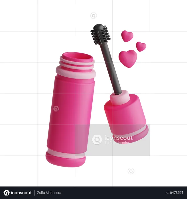 Brosse à mascara  3D Icon