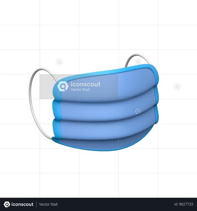 Máscara facial  3D Icon
