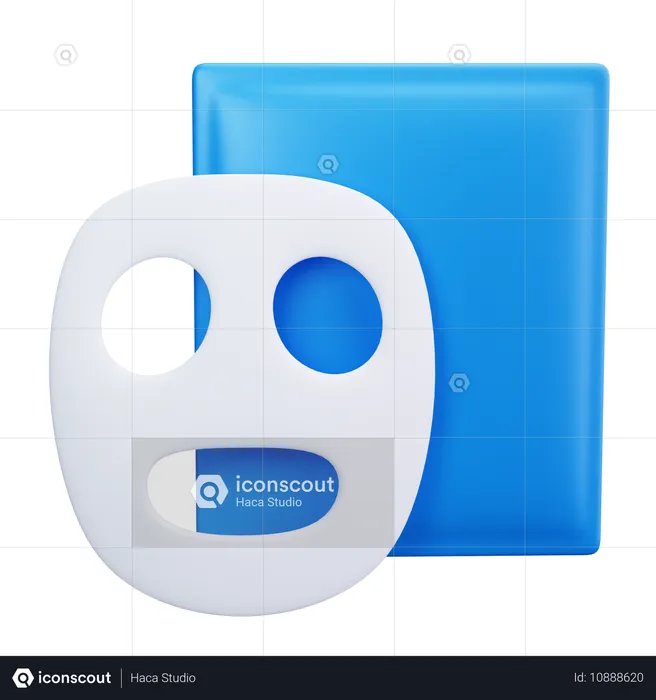 Máscara facial  3D Icon