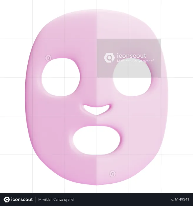 Máscara facial  3D Icon