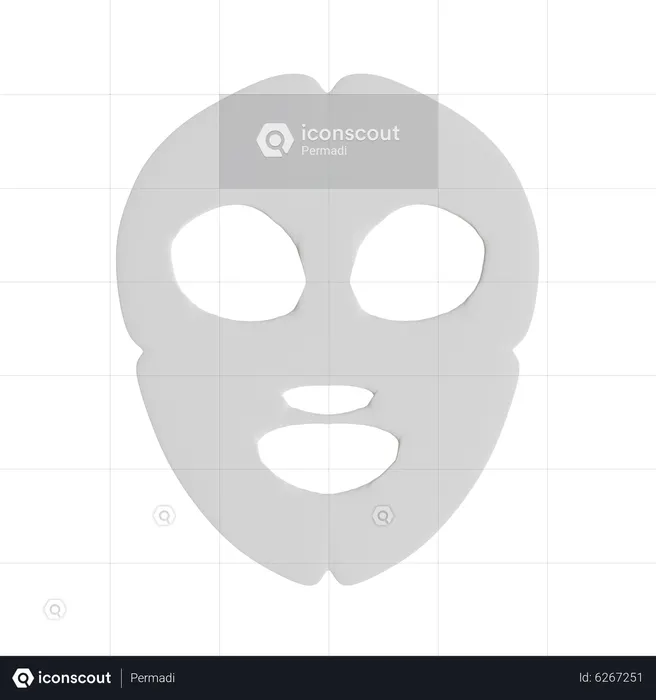Máscara facial  3D Icon