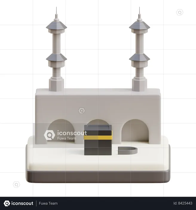 Masjidil Haram  3D Icon