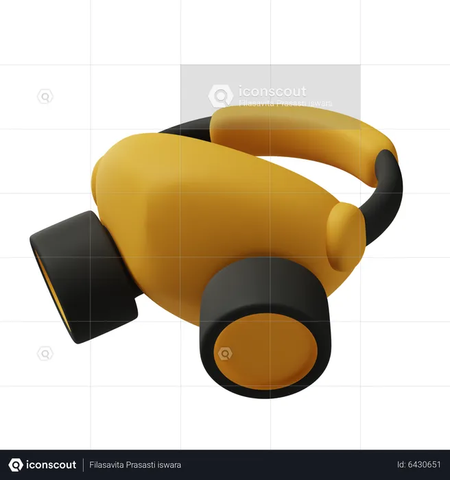 Masque à gaz  3D Icon